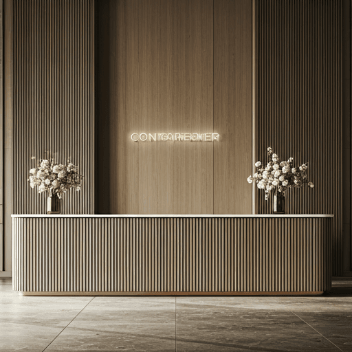 Luxury concierge lobby